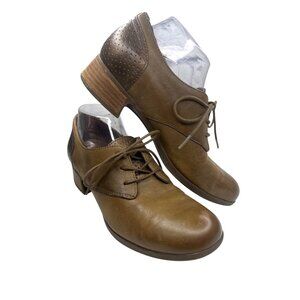 Dansko Louise Louella Lace Up Oxford Brown Leather Ladies Size 40 / 9.5